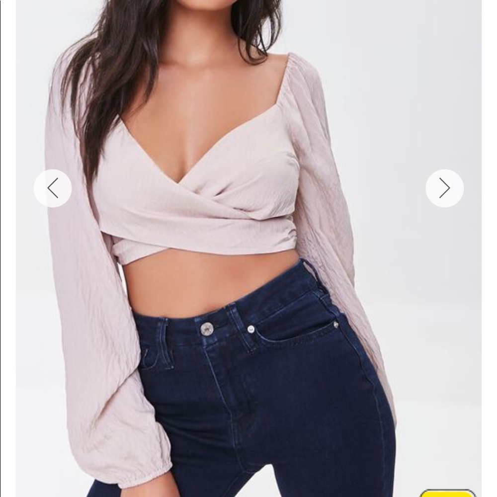 Pink Wrap top